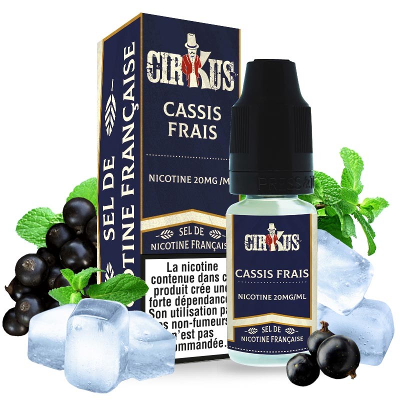 e liquide cassis frais E-liquide Cassis Frais Sels De Nicotine