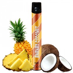 E-cigarette jetable Wpuff Ananas Coconut (600 puffs) - Liquideo