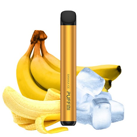 E-cigarette jetable Puffmi TX500 Banana Ice - Vaporesso