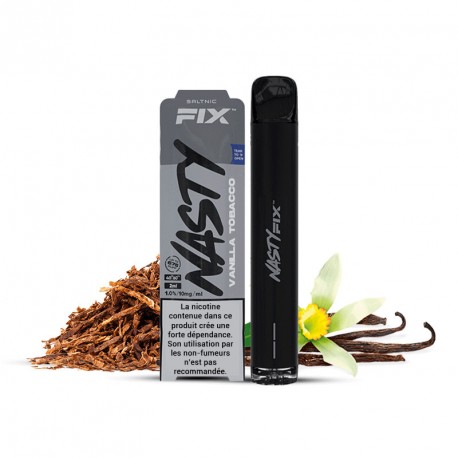 E-cigarette jetable Nasty Fix Vanilla Tobacco - Nasty Juice