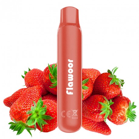 E-cigarette jetable Fraise Explosion (600 puffs) - Flawoor Mate