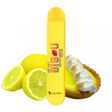 E-cigarette jetable Puff Puff Bisou Puff My Lemon Pie (600 puffs) - Liquideo